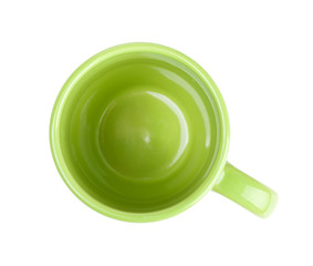 Green coffee cup