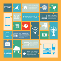 Fototapeta premium social network, communication template