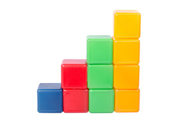 Obraz premium Diagram of children's blocks