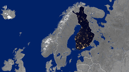 Finland - Night © Guillaume Le Bloas