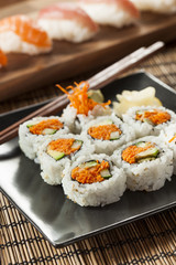 Healthy Japanese Vegetable Maki Sushi Roll