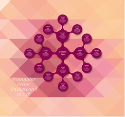metaball colorful round diagram infographics