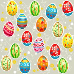 Holiday Easter seamless pattern