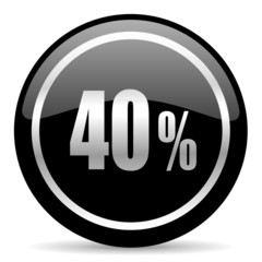 40 percent icon