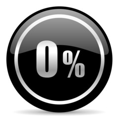 0 percent icon