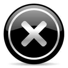 Obraz premium cancel icon