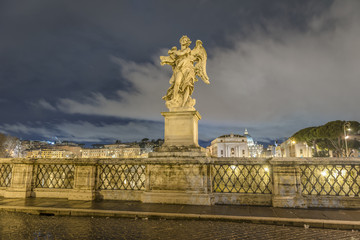 Fototapeta na wymiar Bernini Angel in Rome