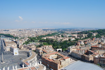 Fototapeta na wymiar Rzym 6 widok z góry