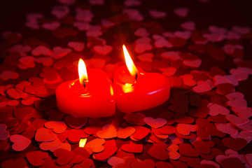 Two red candles
