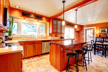 Design idea for kitchen and dining room