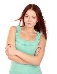 Portrait of a confident young woman standing