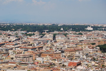 Fototapeta na wymiar Świętego Piotra w Rzymie, widok z cupol?