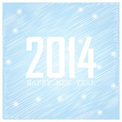 Happy new Year 2014, vector eps10