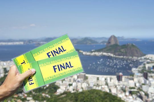 Final Brazil Tickets at Sugarloaf Rio de Janeiro