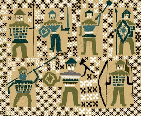 Солдатики викинги