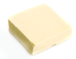 Tasty butter isolated on white