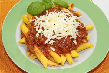 pennes à la bolognaise