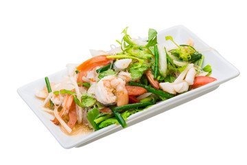 Glass noodle with seafood