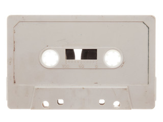 old, dirty, retro music audio tape - obrazy, fototapety, plakaty