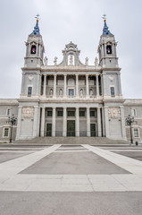 Almudena cathedral in Madrid, Spain.