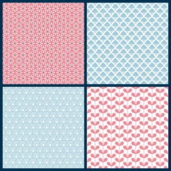 4 Seamless Pattern Retro © Jan Engel