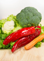 Healthy fresh vegetables