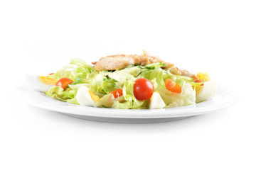 salad with lettuce