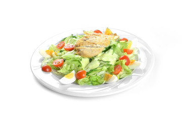 salad with lettuce