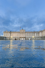 The Royal Palace of Madrid, Spain.