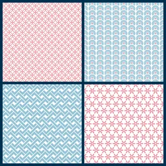 4 Seamless Retro Pattern © Jan Engel