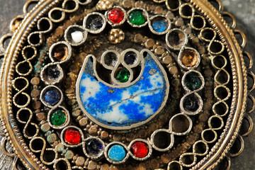 Traditional silver jewelry from the southern Arabian Peninsula