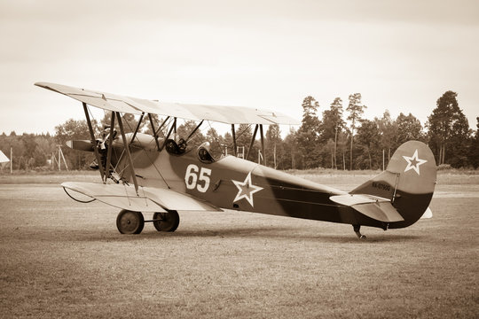 biplane Polikarpov Po-2, aircraft  WW2