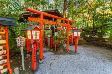 Fototapeta na wymiar Nonomiya-jinja Shrine in Kyoto