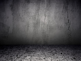 Grey Grunge Textured Room