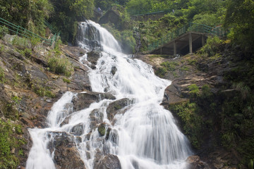 Silver waterfall in Sapa, Vietnam