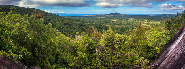 Obraz premium Aerial view on Koh Phangan island, Thailand