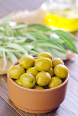 green olives