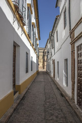 Fototapeta na wymiar Street Jewish quarter in Cordoba - Spain