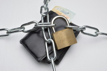 Portemonnaie sicher