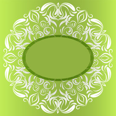Fototapeta na wymiar background with round pattern for your design. invitation card