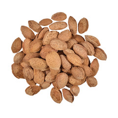 Heap of almonds