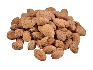 Heap of almonds