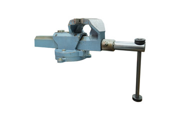 vice on a metal workbench