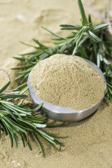 Portion of dried Rosemary