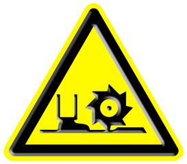 Warning detention the cutter sign
