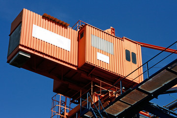 Lastkran in Indusstriehafen