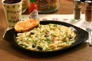 Pasta is a generic  term for italian variants of noodles