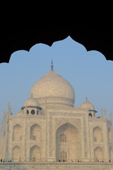 Fototapeta na wymiar Taj Mahal Close Up