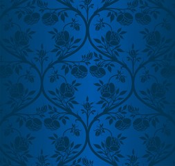 wedding card design, paisley floral pattern , India