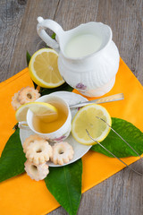 tea and lemon